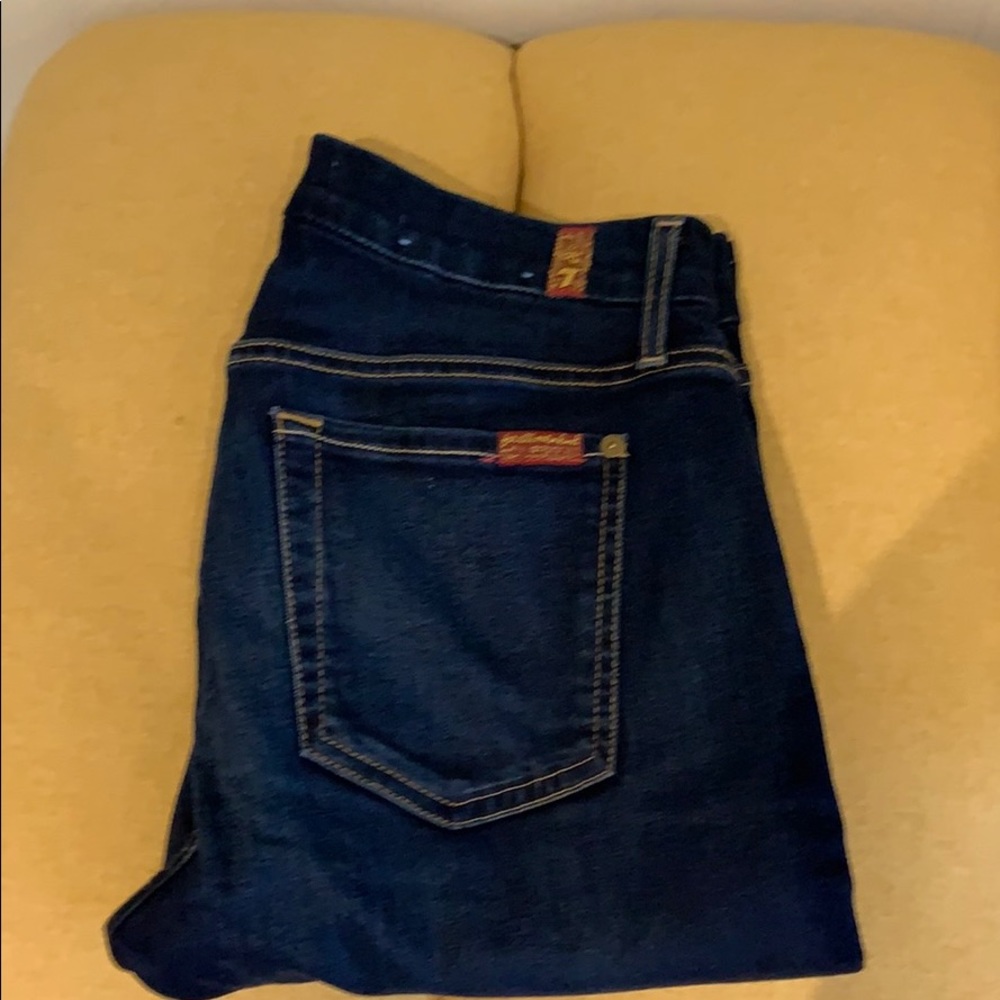 Skinny 7 for all mankind Jeans in dark blue wash